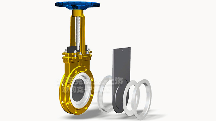 耐磨陶瓷刀型闸阀结构图